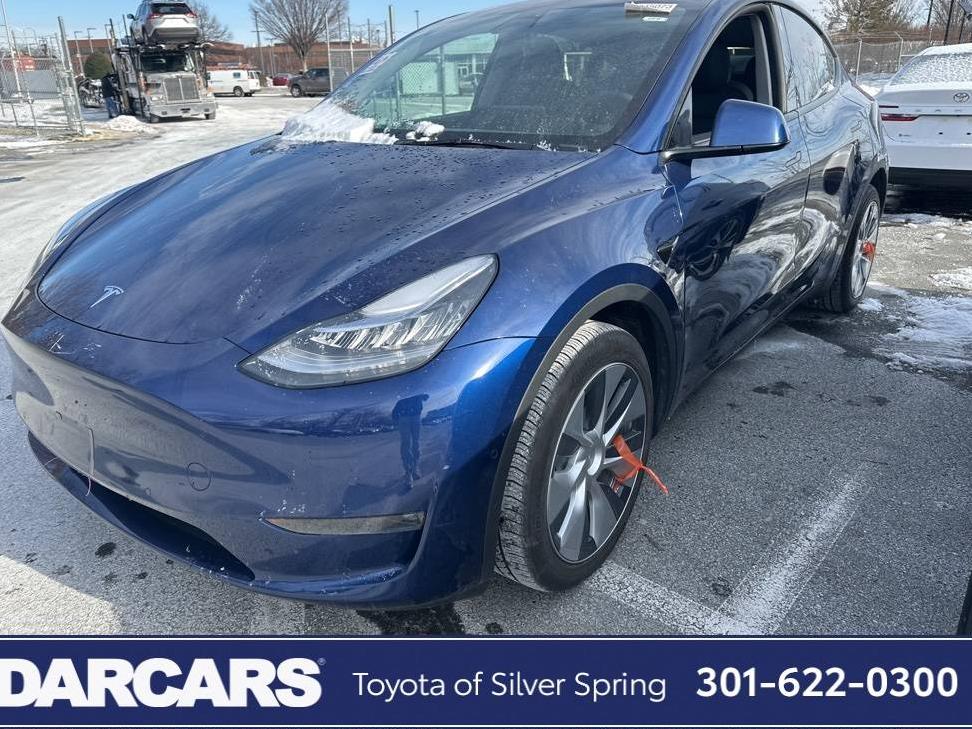 TESLA MODEL Y 2021 5YJYGDEE6MF265345 image